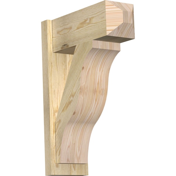 Ekena Millwork Funston Rough Sawn Craftsman Outlooker, Douglas Fir, 8"W x 20"D x 28"H OUT08X20X28FST04RDF - main